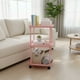 thumbnail image 4 of Mini mesa auxiliar fácil de usar para apartamentos pequeños, mesita de noche, mesa pequeña, mueble pequeño de plástico, 4 of 6