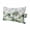 Green Grey, variant on Outdoor Chair Pillow Headrest for Patio Pool Chaise Lounge, Summer Tropical Leaves Recliner Head Pillow, Gray Palm Trees Botanical Waterproof Pillowcases Neck Lumbar Pillows & Insert 11x16x1