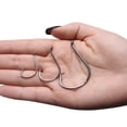 thumbnail image 5 of BE-TOOL 150PCS Carbon Steel Treble Fishing Hooks, 1# 1/0# 2/0# 4/0# 5/0# 6/0# 8/0# 7 Sizes, for Lures Baits Saltwater Fishing, 5 of 6