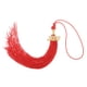 thumbnail image 2 of Cordón de poliéster para graduación 2020, 16" con borlas, ideal para togas de soltero rojo, 2 of 9