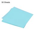 thumbnail image 3 of Uxcell Origami Paper Double Sided Sheet for Art Craft Project Beginner 50 Sheets Light Blue 4x4 inch, 3 of 6