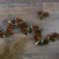 thumbnail image 2 of Northlight 5' Natural Pine Cone, Twig, Wheat and Berry Artificial Christmas Garland - Unlit, 2 of 3