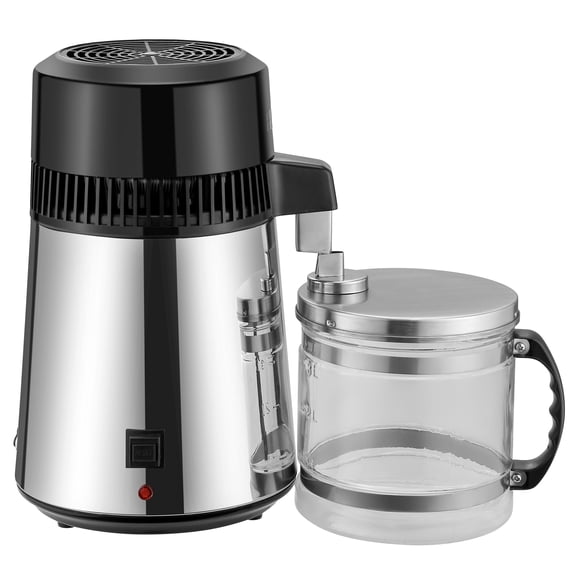 Econostill 1-Gallon Stainless Steel Countertop Water Distiller with Glass Collection Container