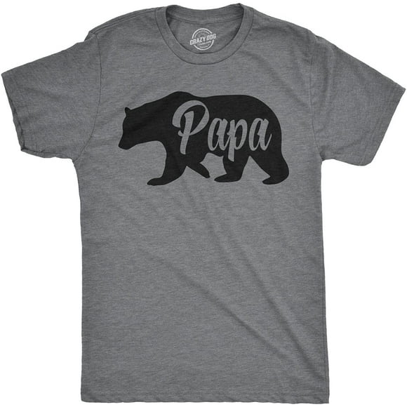 Mens Papa Bear Funny Shirts for Dads Gift Idea Humor Novelty Tees Family T Shirt