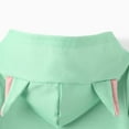 thumbnail image 6 of Disney Star Wars Baby Hoodie Romper with 3D Ears Grogu Yoda Graphic Jumpsuits Bodysuits Shower Gifts Newborn Infant, 6 of 9