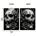 thumbnail image 3 of ALAZA Plastic Clipboard A4 Letter Size Decorative Clipboards for Students Women Men 9" x 12.5" Cool Funny Skull, 3 of 6