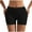 Black, variant on Daznico Womens Underwear - Plus Size High Waisted Shorts with Foam Padding for Enhanced and Lift Body Pants - Panties for Women,Color:Black,Size:M
