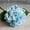 Blue, variant on 1 PC Silk Hydrangea Heads with Stems Artificial Flowers for Wedding Party Home Decor