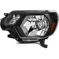 thumbnail image 3 of ECCPP Headlight Assembly For Toyota Tacoma 2012-2015 Headlamps Black Housing Amber Reflector Clear Lens, 3 of 5