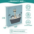 thumbnail image 3 of FORMRS 3 Ring Binder 1.5 inch with Pockets Set of 2 Clip Board 200 Sheets Capacity, Pirate Animals, 3 of 8