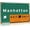 Color 4473, variant on New York City Metal Tin Signs Nyc East Interstate 80 Metal Poster Highway Direction Signage Vintage Street Airport Farmhouse Wall Decor 8x12 Inches