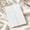 White Floral No.1, variant on 50 Pack Colorful Wildflowers No.2 Pre-Folded Vellum Invitation Sleeves for 5x7 Invitations