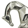 thumbnail image 4 of DecMode Aluminum Contemporary Prancing Horse Sculpture 19"W x 19"H, with Metallic Silver and High Sheen Black Finish, 4 of 8