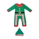 thumbnail image 5 of Traje de primera Navidad para bebé, ropa para recién nacido, pelele de manga larga, conjunto de trajes infantiles para cumpleaños, Otoño e Invierno Verde 95, 5 of 9