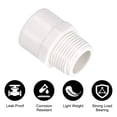 thumbnail image 3 of Uxcell 12Pcs Union Pipe Fitting 1" Male Adapter Thread Connector Pipe Sink Drain Adapters for Connecting Pipes, White, 3 of 6
