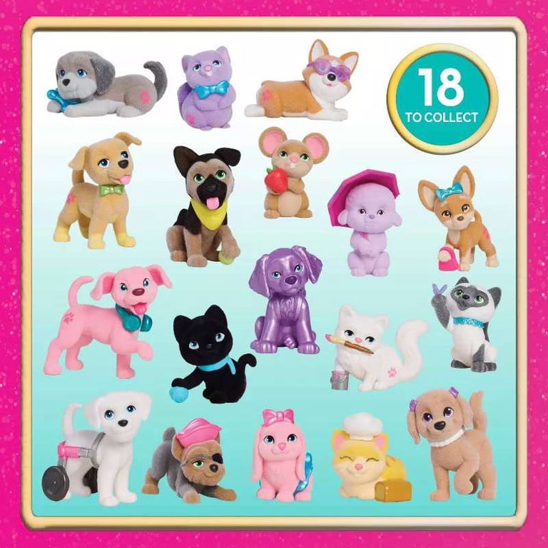 Just Play, Barbie Pets Mini Collectible Figures, Series 14, 2 Pets