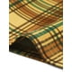 thumbnail image 5 of Pantalones de tartán a cuadros para mujer INSPIRE CHIC, elásticos, de cintura alta, rectos y largos, XS, amarillos, 5 of 6