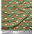 thumbnail image 1 of Soimoi Japan Crepe Satin Fabric Check,Paisley & Ogee Damask Print Fabric by Yard 42 Inch Wide, 1 of 1