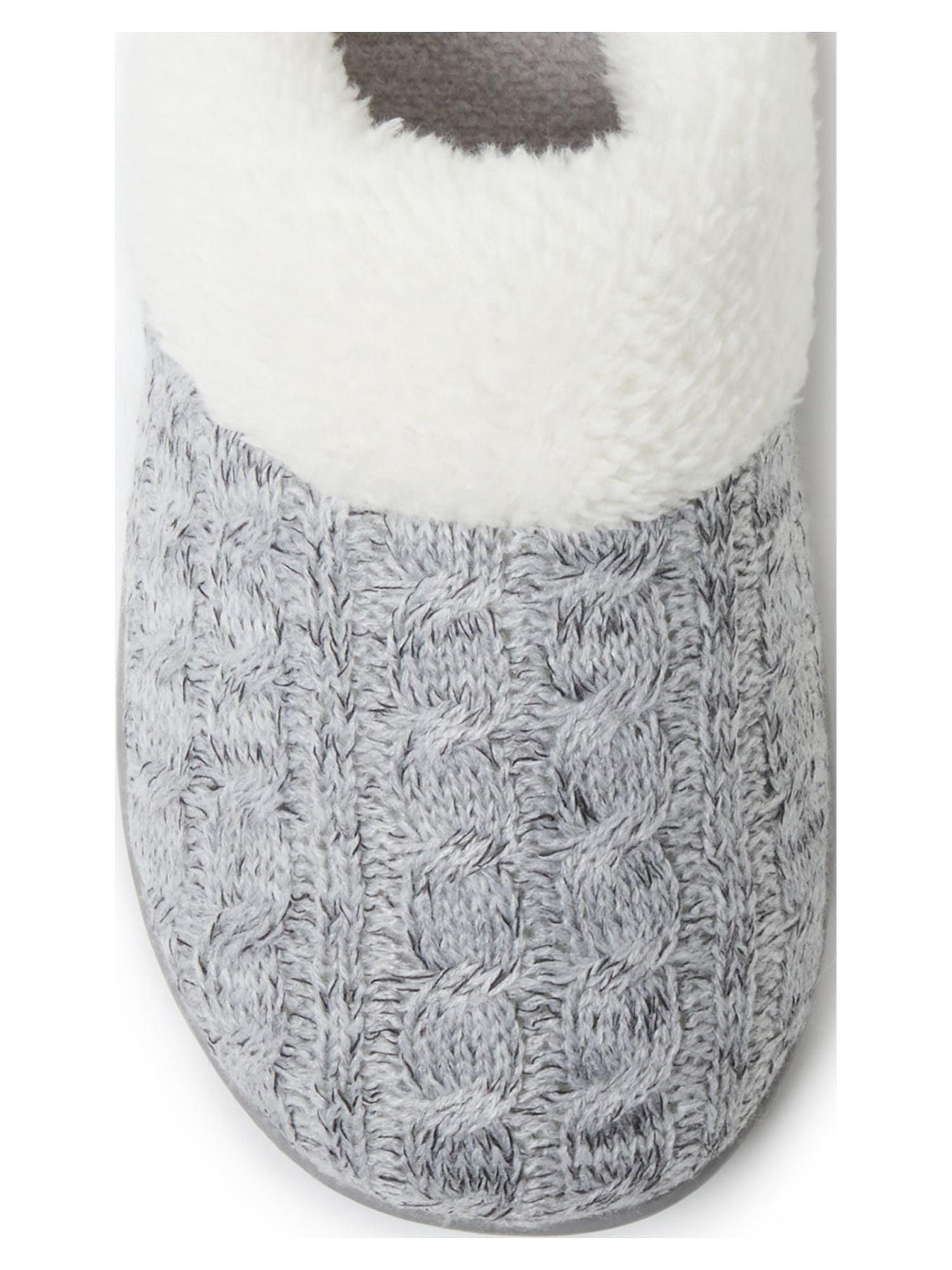 Dearfoams Cozy Comfort Women's Cable Knit Clog Slippers