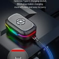 thumbnail image 6 of Kchsji Wireless Bluetooth Earphone Clip Style Headphones with RGB Light, Built-in 600mAh Battery SD Card MP3 Playback Bluetooth 53, for Sports Running Gym Workout Travel Music, 6 of 9