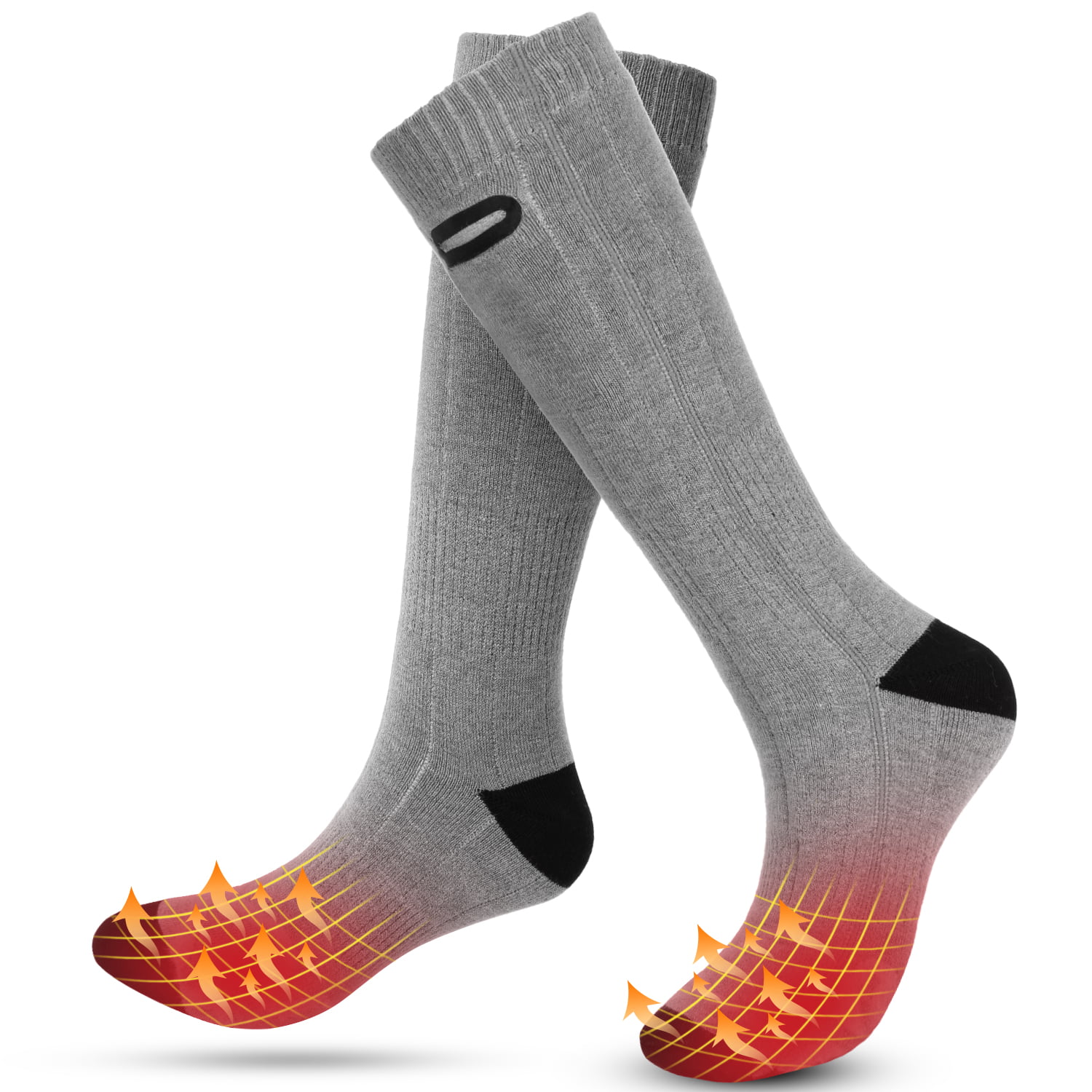 Details about   HEATED SOCKS 3.7V with Rechargeable Battery and USB 