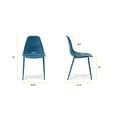 thumbnail image 6 of Poly and Bark Isla Chair in Lago Blue (Set of 4), 6 of 9