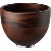 GVODE Premium Natural True Wooden Mixing Bowl Attachment for KitchenAid 4.5-5 Qt Tilt-Head Stand Mixers with Stainless Steel Base