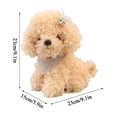 thumbnail image 2 of 9.1in Cute Puppy Plush Toy, Stuffed Dog Animal, Soft Plushie, Cuddly Pet Doll, Home Decor, Soft Material, Gift for Anniversaries and Special Events, 2 of 6
