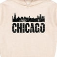 thumbnail image 3 of Inktastic Chicago Skyline Grunge Toddler Hoodie, 3 of 4