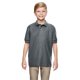 thumbnail image 1 of Polo de niño de doble piqué DARK HEATHER S Gildan G728B, 1 of 1