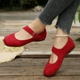 thumbnail image 3 of Women's Comfortable Mary Jane Flats Fashion Casual Dress Shoes Cute Closed Toe Lightweight Walking Shoes Women's Casual Soft Flat Shoes, 3 of 7