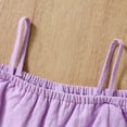 thumbnail image 6 of Actgleam Toddler Girl Jumpsuit Strap Sleeveless One-piece Summer Clothes 3-7T,Purple, 6 of 7