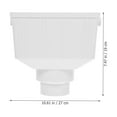 Qiysamall Downspout Diverter Replacement Rainwater Collection Barrel
