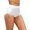 Z01-White, variant on Women String Tie Side Bikini Bottoms Moderate Coverage Swimsuit Bottom Low Waist Low Rise Bathing Suit(Black,L)