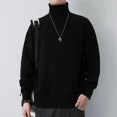 thumbnail image 5 of Suéter de punto para hombre, holgado, de cuello alto, estilo vintage, informal, de moda coreana, de cachemira y manga larga, 5 of 5