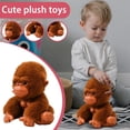 thumbnail image 5 of **Pink Gorilla Stuffed Animal 8 Inch Cuddly Plush Gorilla Soft Huggable Plush Toy for Kids Snuggling Playroom Decor Birthday Gift Pink Single Pack**, 5 of 5