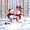 Blue White, variant on Manfei Snowman Twin Bedding 7pcs Snow Bedding Comforter Set, Blue White, Xmas Reversible