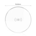 thumbnail image 4 of MOXO N8 Round Fast Wireless Charger Smart Wireless Fast Charging Pad with Smart Chip with Anti-Slip Silicone Feet, 4 of 7