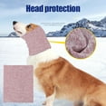 thumbnail image 3 of Walbest Calming Dog Ears Cover for Noise Reduce, Pet Hood Earmuffs for Anxiety Relief Grooming Bathing , Puppy Neck Ear Warmer for Small Medium Large Dog Cat, Stretchy Head Sleeve Snood Winter, 3 of 7