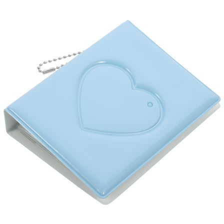 Photocard Holder Scrapbook Album Heart Mini Baby Child Sky-blue
