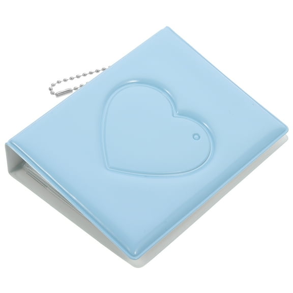 Photocard Holder Scrapbook Album Heart Mini Baby Child Sky-blue