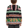 thumbnail image 2 of Suhoaziia Christmas Hoodies for Kids Boys Girls 6-7 Long Sleeve Xmas Gift Pullover Tops Novelty Santa Claus Gingerbread Graphic Print Hoodie, 2 of 7