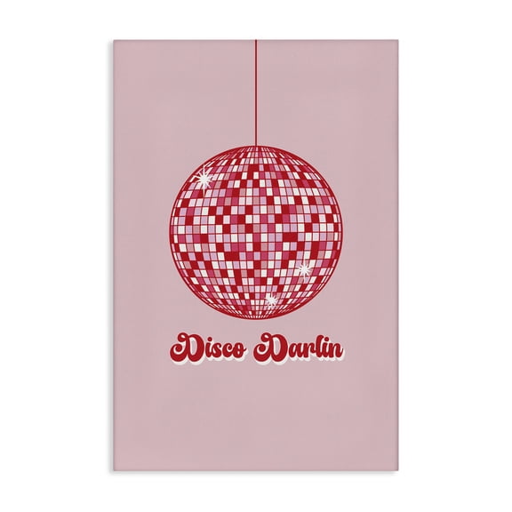 Stupell Industries Art Deco Retro Disco Darlin Canvas Art, 16 x 24, by JJ Design House LLC