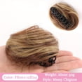 thumbnail image 2 of Extensions de Chignon en Cheveux Synthétiques Bouclés Mini Pince à Griffes Oreilles de Chat Chignons Postiches, 2 of 6