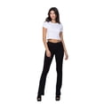 thumbnail image 2 of Cello Women's Juniors Mid Waist Skinny Fit Bootcut Pants, 2 of 10