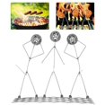 thumbnail image 1 of Inteprter Estante para asar Estante para barbacoa único en forma de hombre Soporte para parrilla de acero inoxidable Fácil de limpiar Soporte para Cocina y Comedor 3 personas Inteprter HA026075-01, 1 of 1