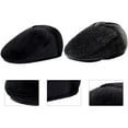 thumbnail image 1 of Mens Newsboy Caps Faux Fur Driving Hunting Hat Beret Cabbie Flat Cap Beanie Sports Hat Cycling Ski Snow Cold Weather Dad Hats Caps Golf Driving Hat Hunter Visor, 1 of 8