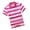 Hot Pink, variant on WOYY Little Boys Short Sleeve Striped Polo Shirt Children's T-Shirt, Sizes 3-14