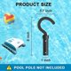 thumbnail image 2 of Sturdy ABS pool hooks for telescopic poles, for connecting pool robots, 2 of 5