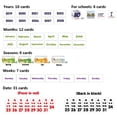 thumbnail image 3 of Godery Calendar and Weather Pocket Chart, Classroom Organized Chart, 149 Pieces, 3 of 4